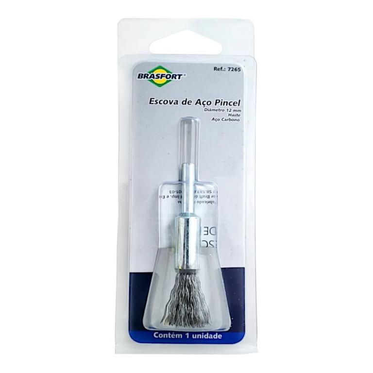 ESCOVA DE AÇO PINCEL 12MM AÇO CARBONO