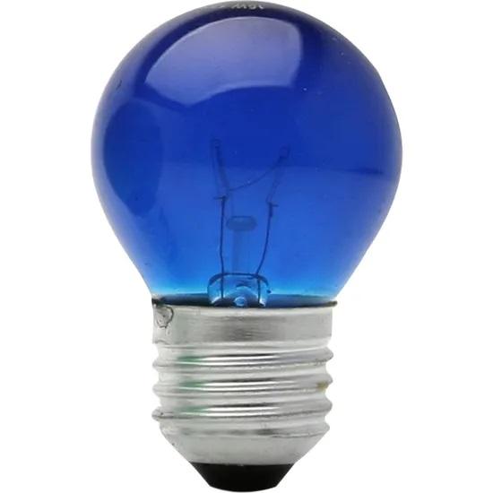 LAMPADA BOLINHA 15WX220V E27 BG45 AZUL