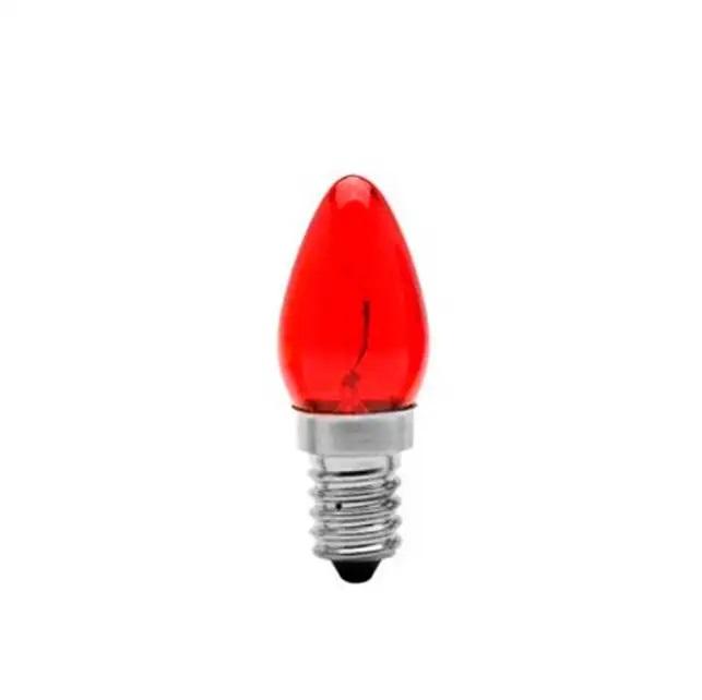 LAMPADA CHUPETA  7WX127V E14 CH24 VERM.