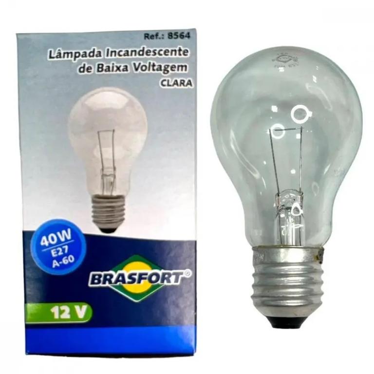 LAMPADA INC.BAIXA VOLTAGEM 40WX12V E27