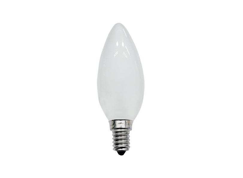 LAMPADA VELA LISA E14 LT 40WX127V VL35
