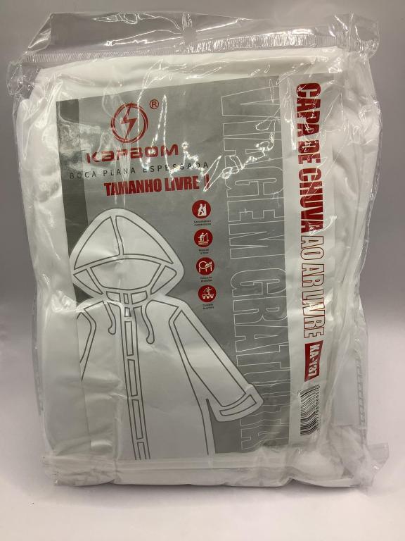 CAPA DE CHUVA PLASTICA REFORÇADA