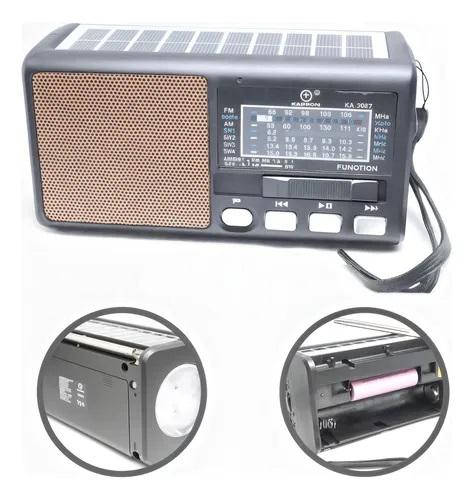 RADIO AM/FM USB BLUETOOTH C/PLACA SOLAR