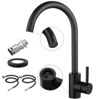 TORNEIRA DE COZINHA MONOCOMANDO QUENTE/FRIA C/ 2 ENGATES