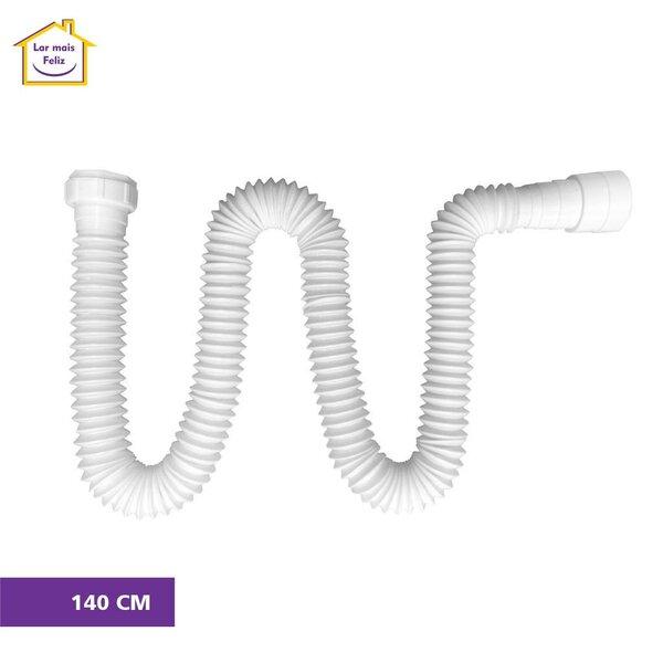 SIFAO SANFONADO  BRANCO 140CM ROSCAVEL