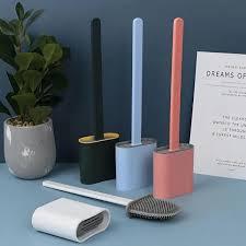 ESCOVA SANITARIA DE SILICONE C/ SUPORTE