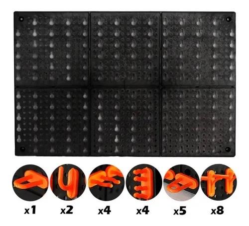 PAINEL PORTA-FERRAMENTAS C/ 24 GANCHOS