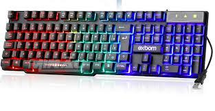 TECLADO SEMI MECANICO  C/ILUMINAÇÃO RGB