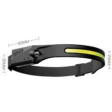 LANTERNA DE CABECA COM COB INDUÇÃO RECARREGAVEL