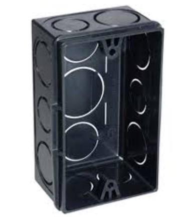 CAIXA DE LUZ 4X4 PRETA