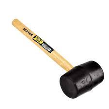 MARRETA DE BORRACHA 16oz 60mm PRETO