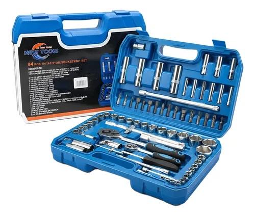 JOGO DE CHAVE CATRACA SOQUETE 94 PEÇAS