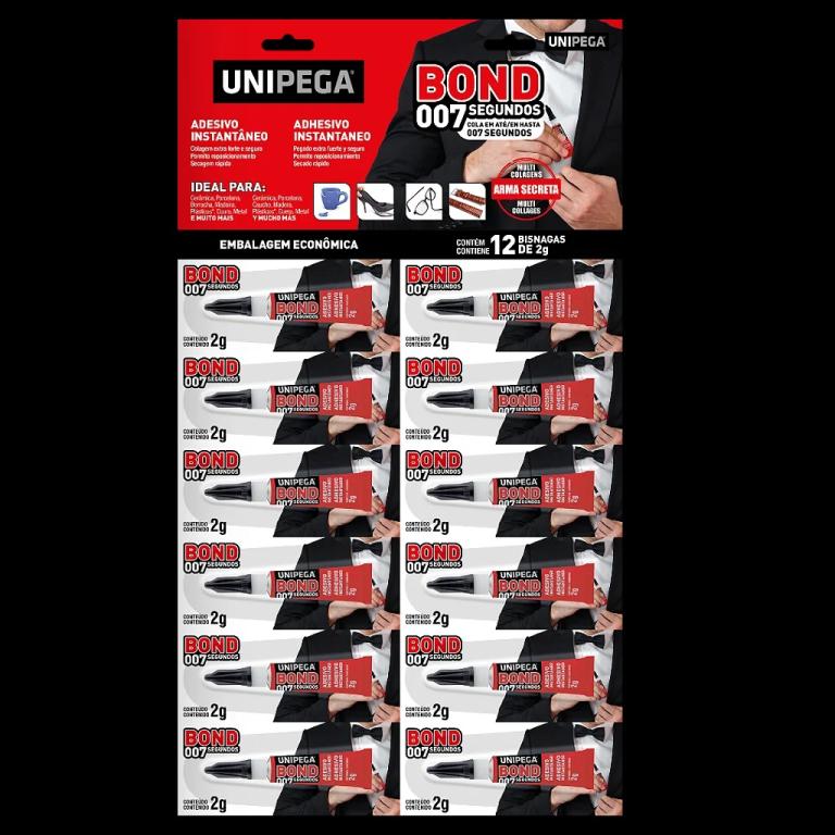 ADESIVO INSTANTANEO BOND 007 2G  C/12