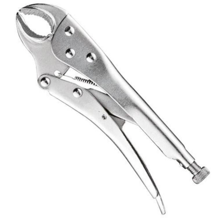 ALICATE DE PRESSÃO CROMADO 10'' BICO CURVO