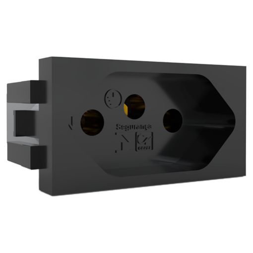 MODULO TOMADA 10A PRETO