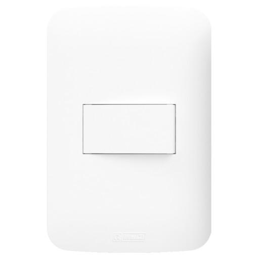 INTERRUPTOR MODULO 10A PARALELO C/PLACA 4X2 BRANCO CANOA