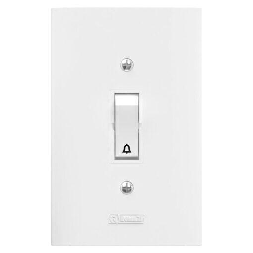 INTERRUPTOR TECLA CAMPAINHA 10A 4X2 BRANCO DUNAS