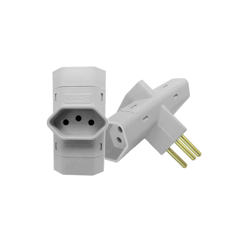 PINO 3 SAIDAS 2P+T 10A BRANCO