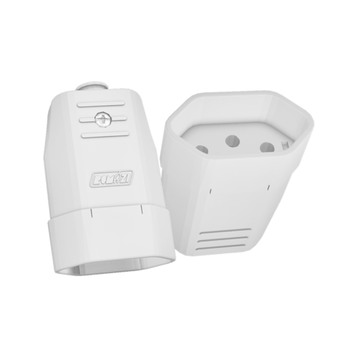 PLUGUE FÊMEA 2P+T 10A BRANCO