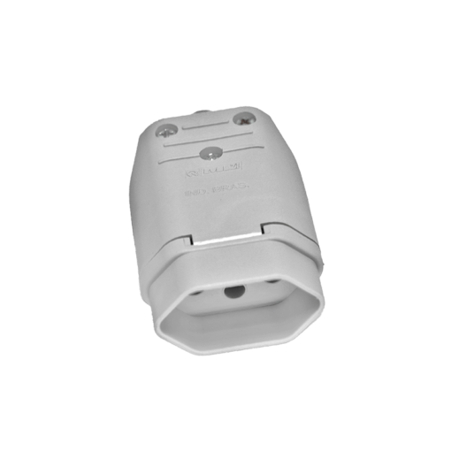 PLUGUE FÊMEA 2P+T 20A BRANCO