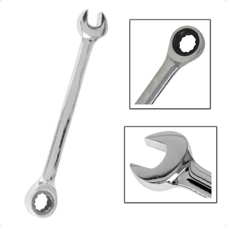 CHAVE COMBINADA CATRACADA 17MM CABECA FIXA