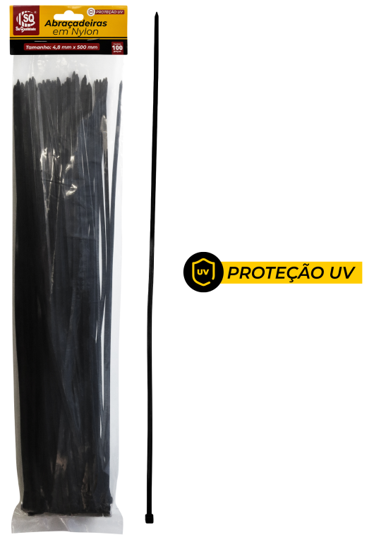 ABRACADEIRA DE NYLON 4,8X500MM SQ-4279