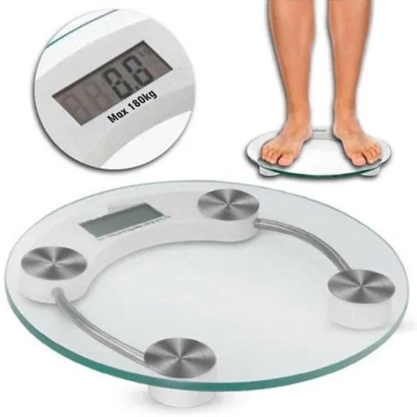 BALANCA DE BANHEIRO DIGITAL REDONDA XANDAY 2