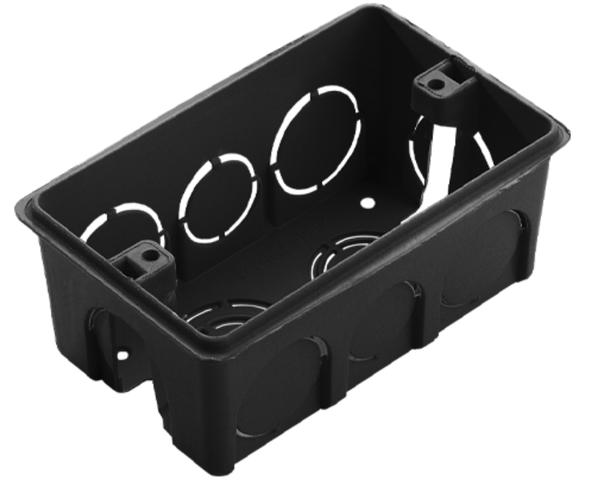 CAIXA DE LUZ 4X2 PRETA MONDIALE 0100T *