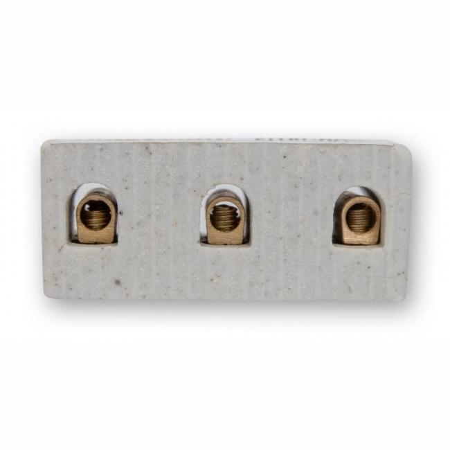 CONECTOR PORCELANA 3 POLOS 6MM2-10A MELFI 10