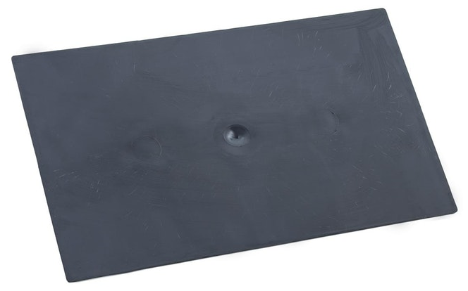 DESEMPENADEIRA 18X30 LISA PRETA PRISMATEC 27