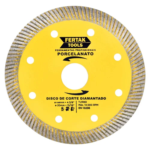 DISCO DE CORTE PARA PORCELANATO FERTAK 28000