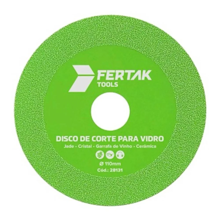 DISCO DE CORTE PARA VIDRO 115MM FERTAK 28131