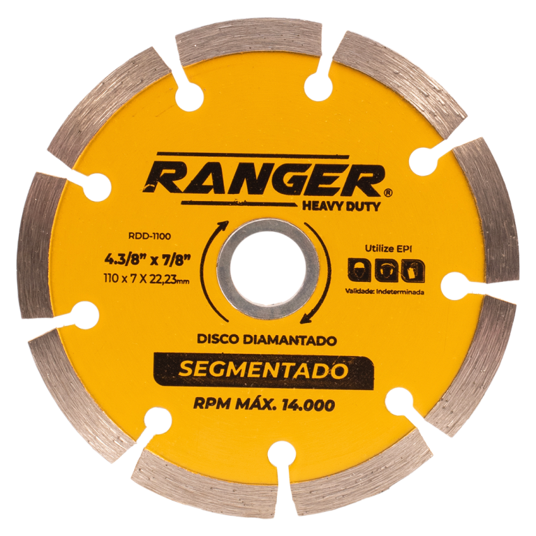 DISCO DE CORTE SEGMENTADO 110X7X22MM RANGER