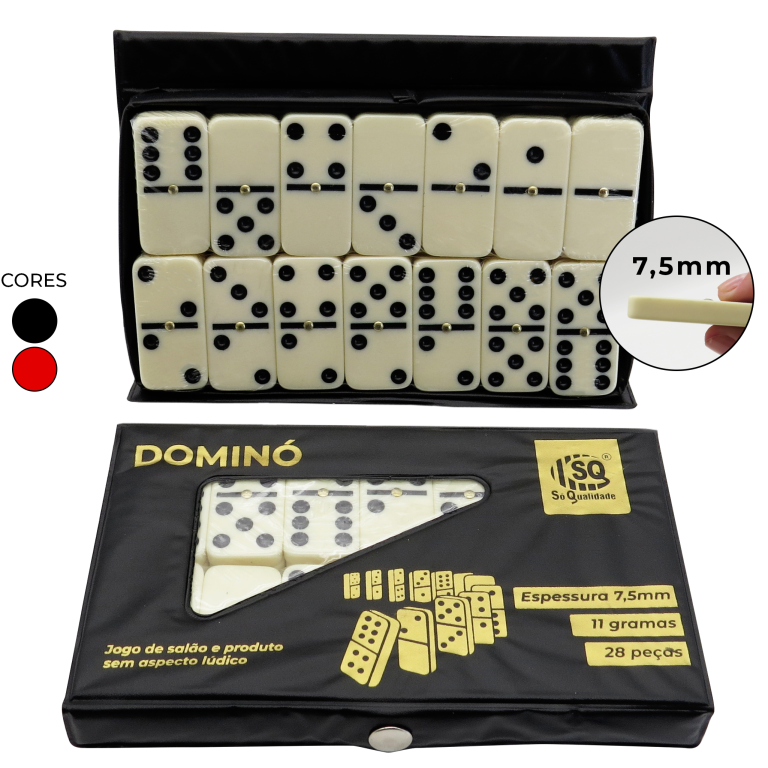 DOMINO DE OSSO 7,5MM 28P€S SQ-3440