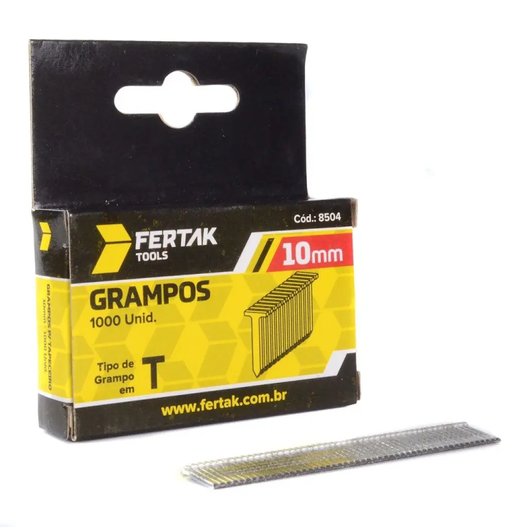 GRAMPO T TAPECEIRO 10MM FERTAK 8504