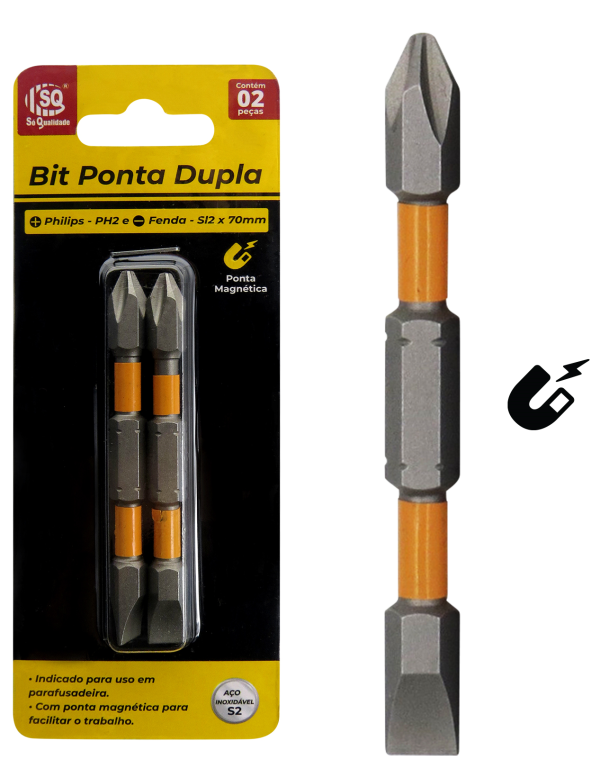 JOGO DE BITS 7CM PONTA DUPLA 2PCS SQ-4314 *