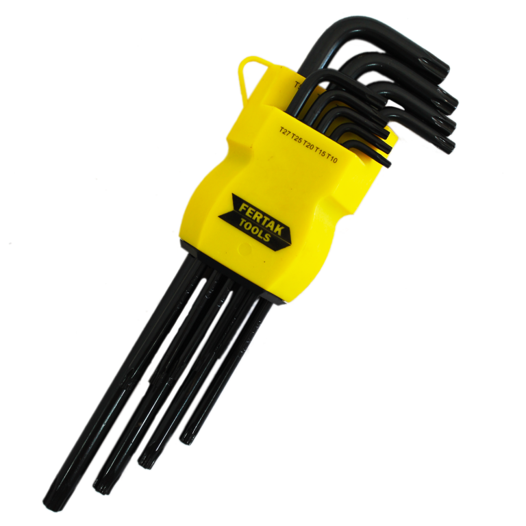 JOGO DE CHAVE TORX 9PCS FERTAK 2405
