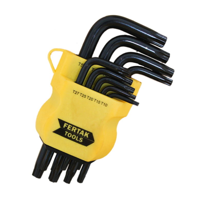 JOGO DE CHAVE TORX 9PCS PQ FERTAK 2409 *