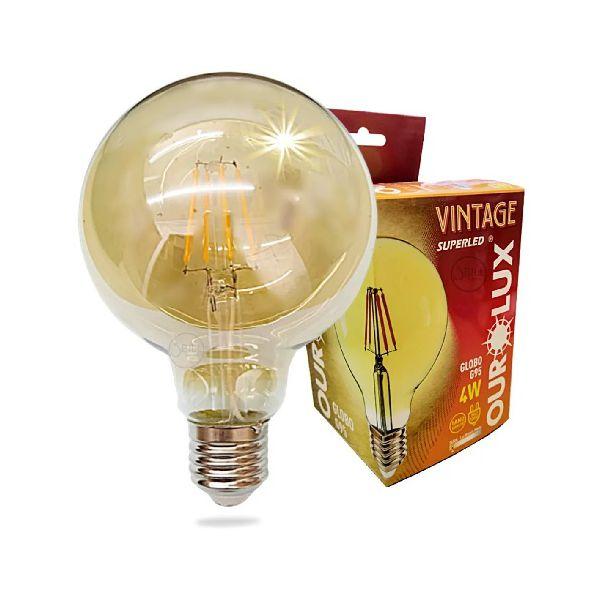 LAMPADA GLOBO 4W 2400K VINTAGE OUROLUX 05345