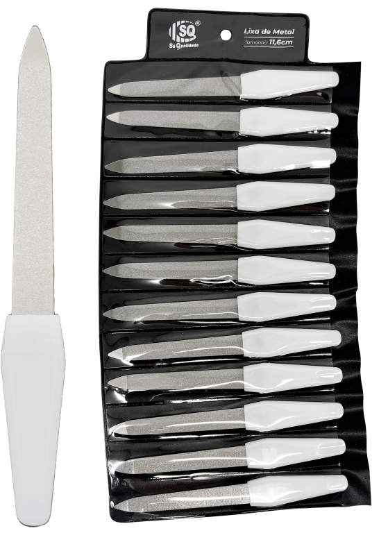 LIXA DE UNHA METAL 12PCS SQ-2885