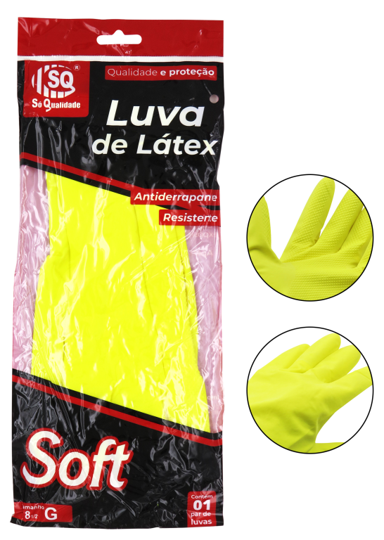 LUVA LATEX SQ-2852