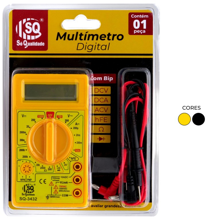 MULTIMETRO DIGITAL SQ-3432