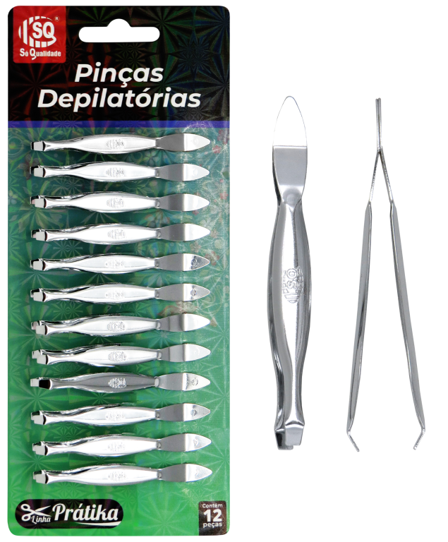 PINCA DEPILATORIA C/12PCS SQ-3264