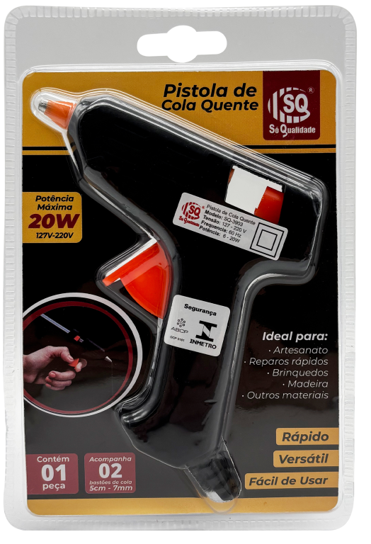 PISTOLA DE COLA QUENTE PEQUENA SQ-3903