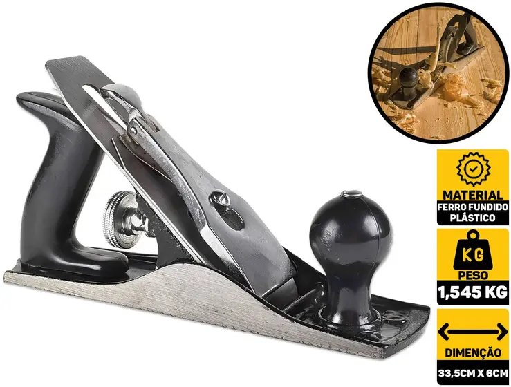 PLAINA MANUAL CABO PLASTICO FERTAK 7214