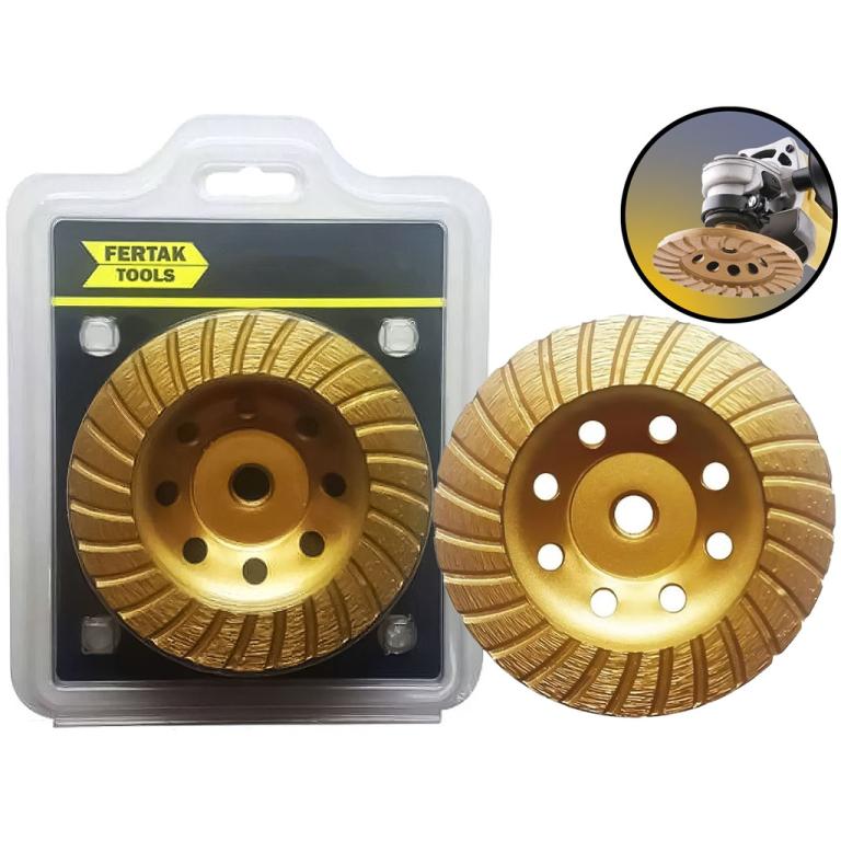 REBOLO DIAMANTADO TURBO 115MM FERTAK 2807