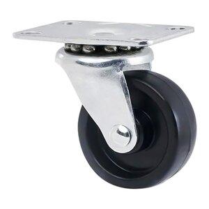 RODIZIO PP PRETO GIRATORIO 33X13MM FERTAK 59