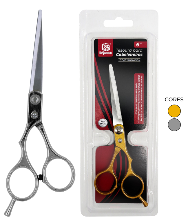TESOURA PARA CABELO PROFISIONAL 6POL SQ-3332