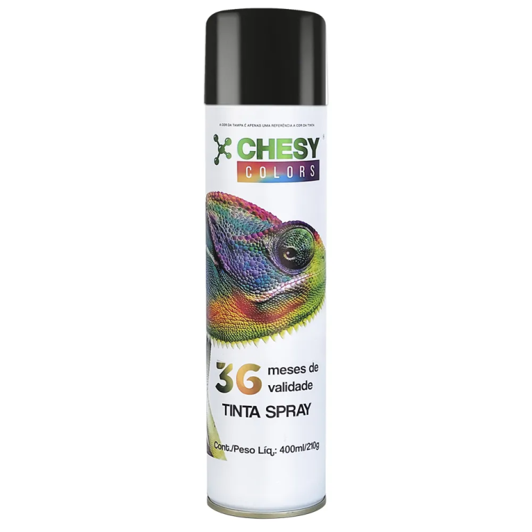 TINTA USO GERAL PRETO BRILHANTE SPRAY 400ML