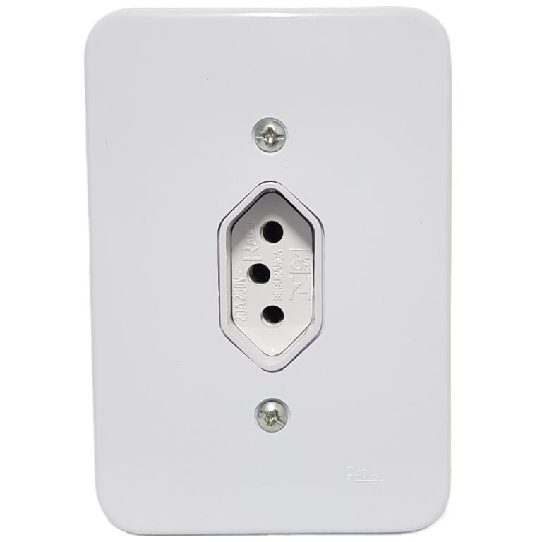 TOMADA EXTERNA 20A RADIAL 1801393 *